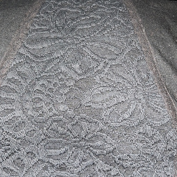 Vanessa Bruno ATHE little black dress mixed media wool / Lace blend Sz 1 / XS - Picture 9 of 14